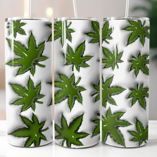 3D Puffy Weed, Sublimation Transfer