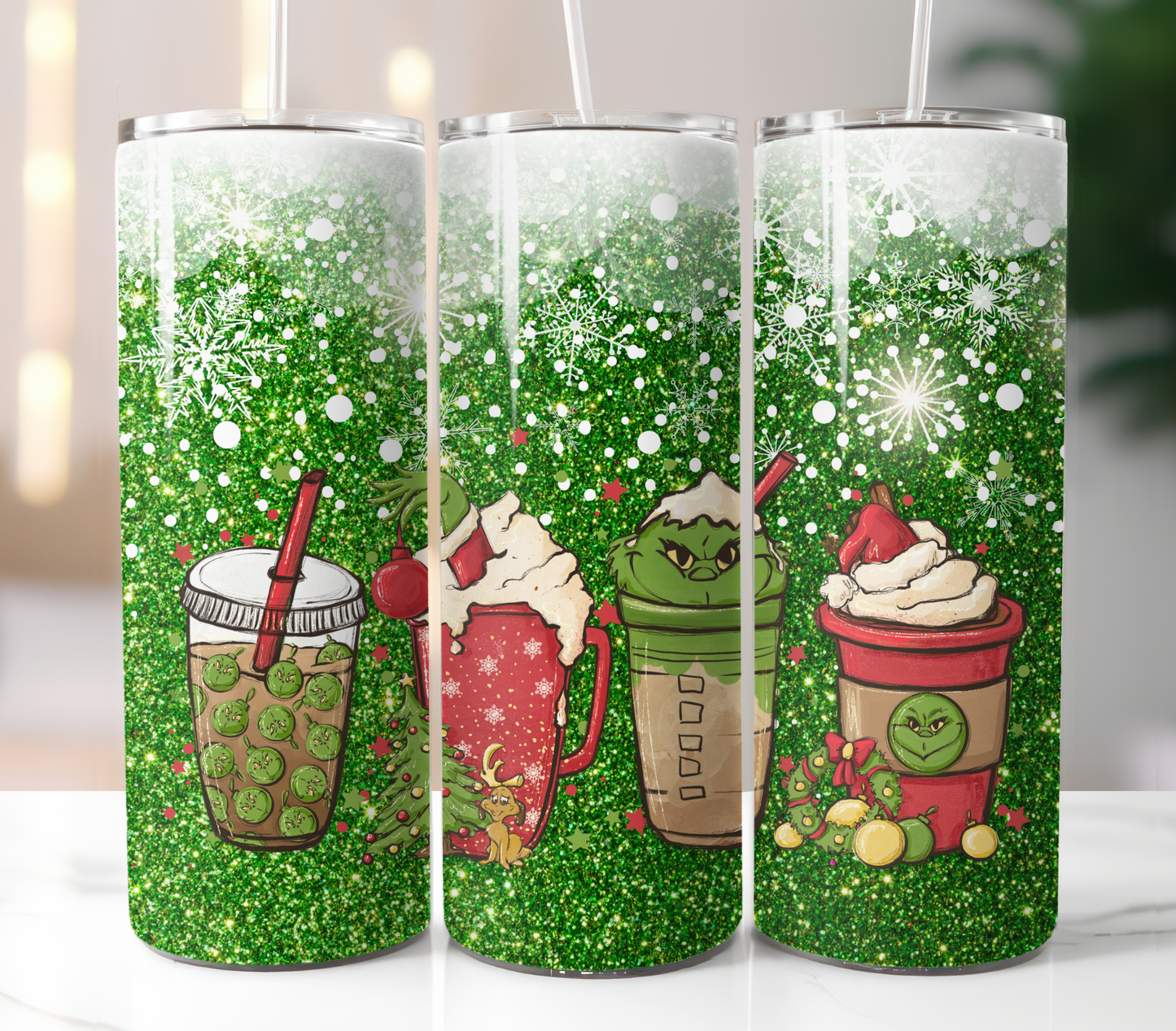 Christmas Grinch Drink Digital