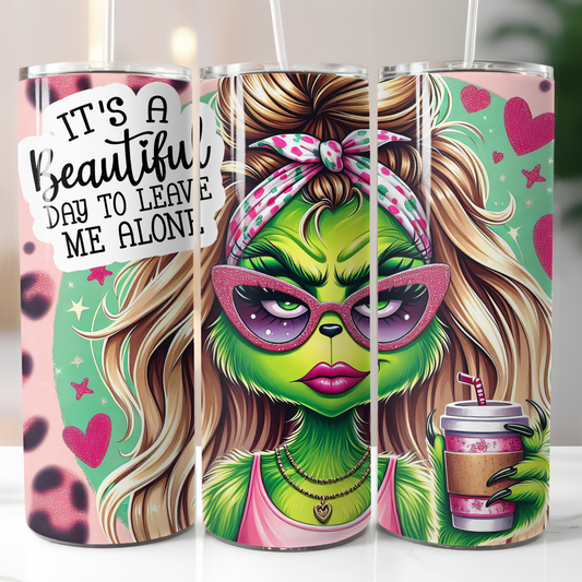 Female Grinch Beautiful, Sublimation Transfer