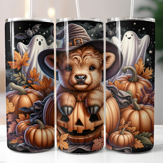 Halloween Highland Cow, Sublimation Prints