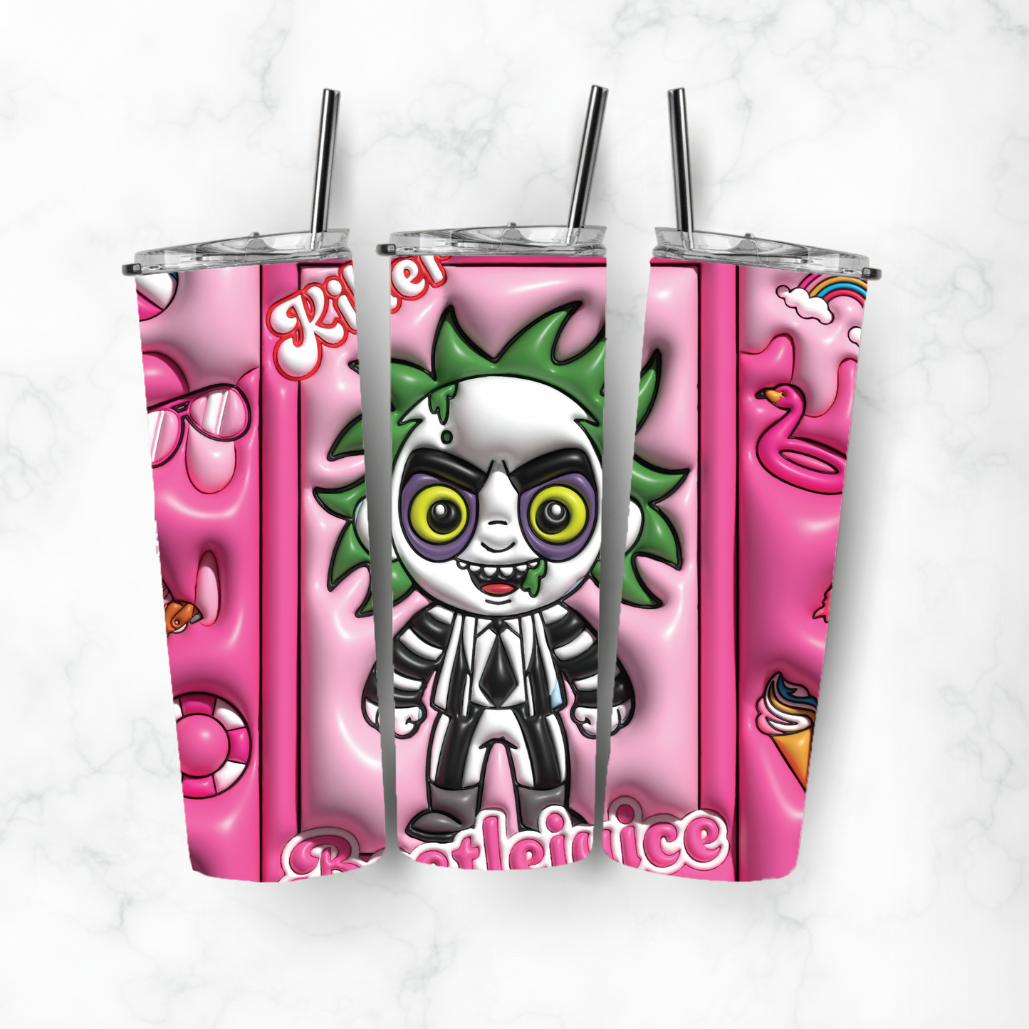 Beetlejuice, Sublimation, Ready to Print, Ready To Press, Print Out Transfer, 20 oz, Skinny Tumbler Transfer, NOT A DIGITAL