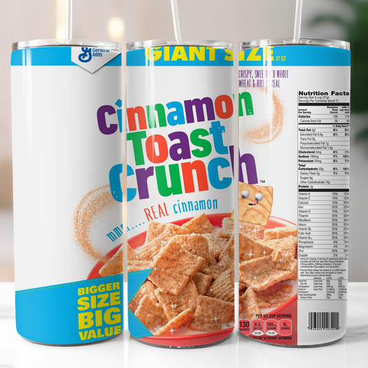 Cinnamon Toast Crunch, Sublimation Transfer