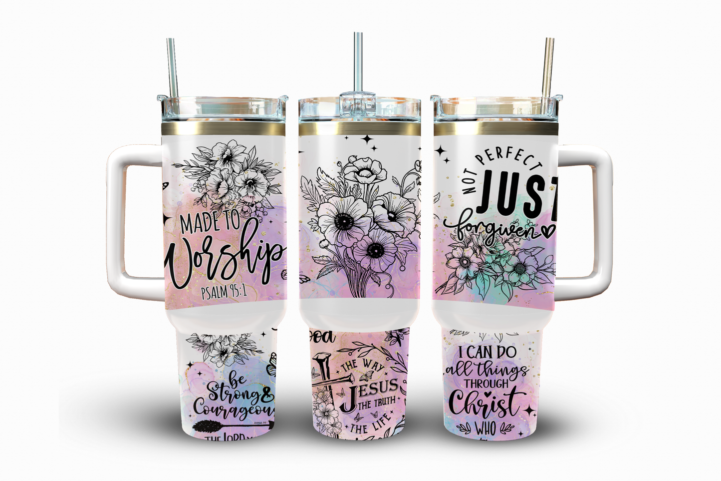 Faith Quotes Sublimation Transfer, 40 oz.