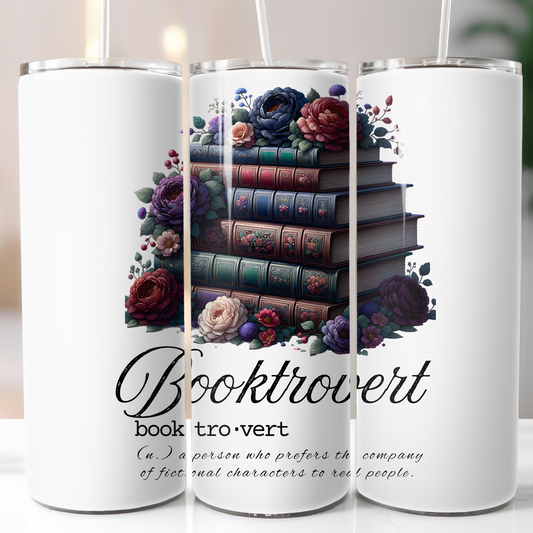 Booktrovert Floral, Sublimation Transfer