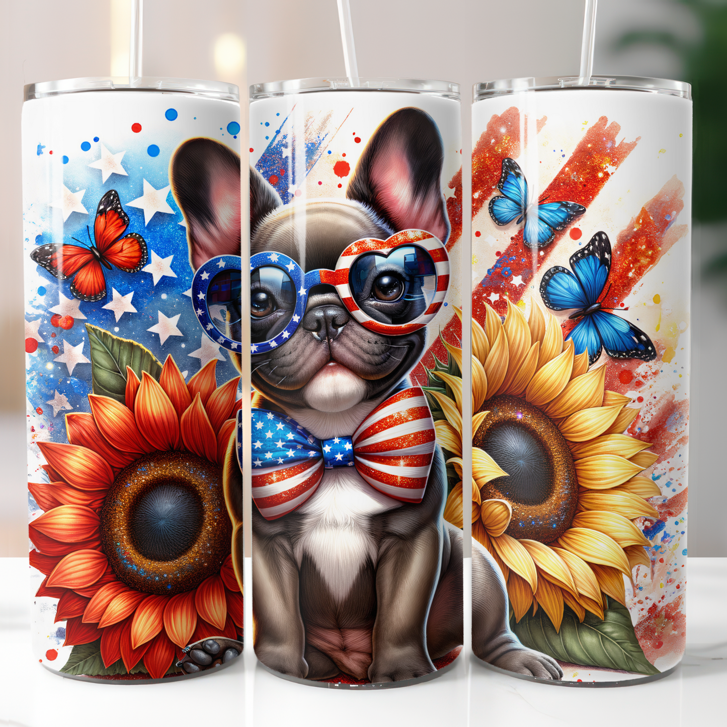 American French Bulldog, Sublimation Transfer