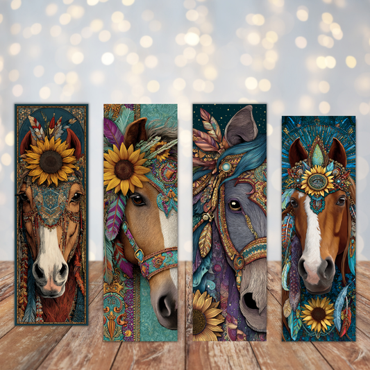 Horses Bookmarks Sublimation Transfers