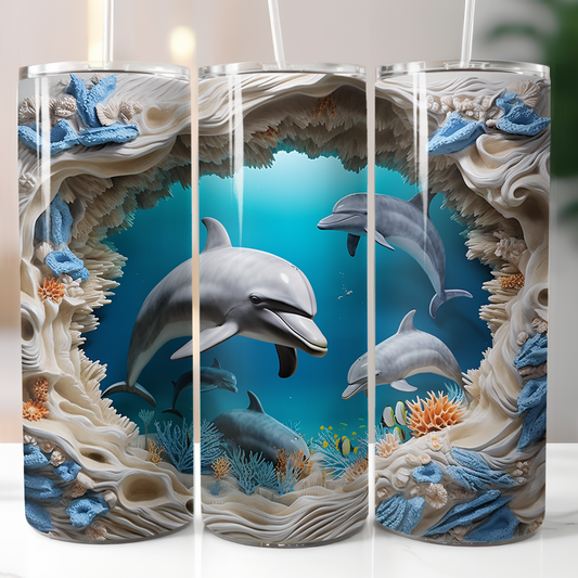 Dolphins, Sublimation Transfer