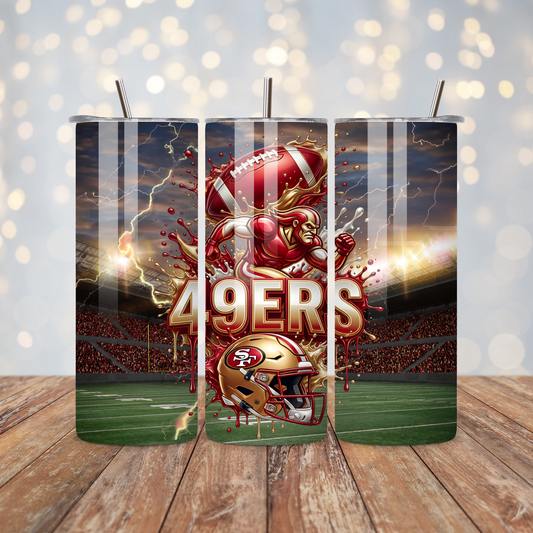 Football Field Design Sublimation Transfer