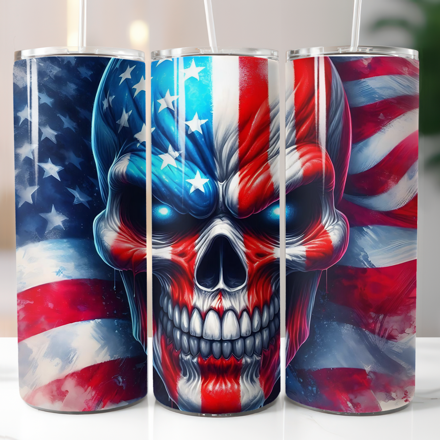 Patriotic Skull