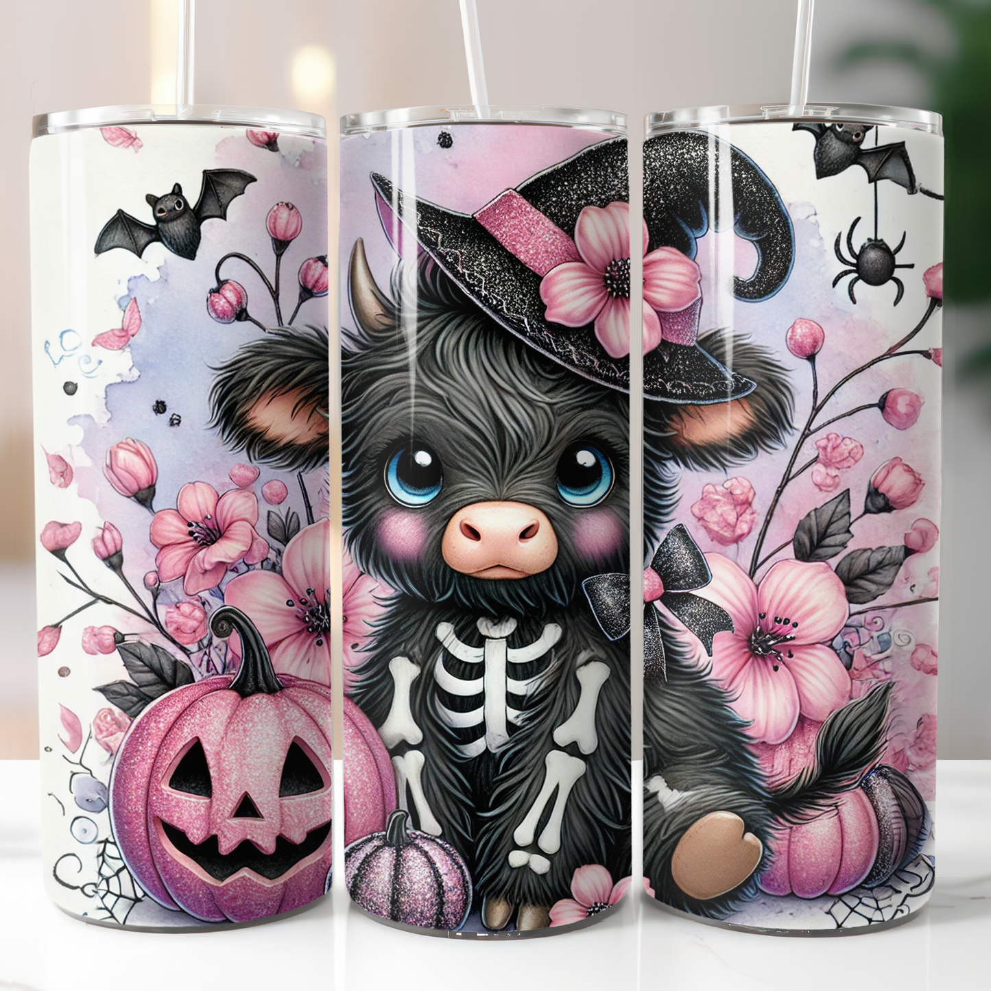 Halloween Highland Cow, Sublimation Prints