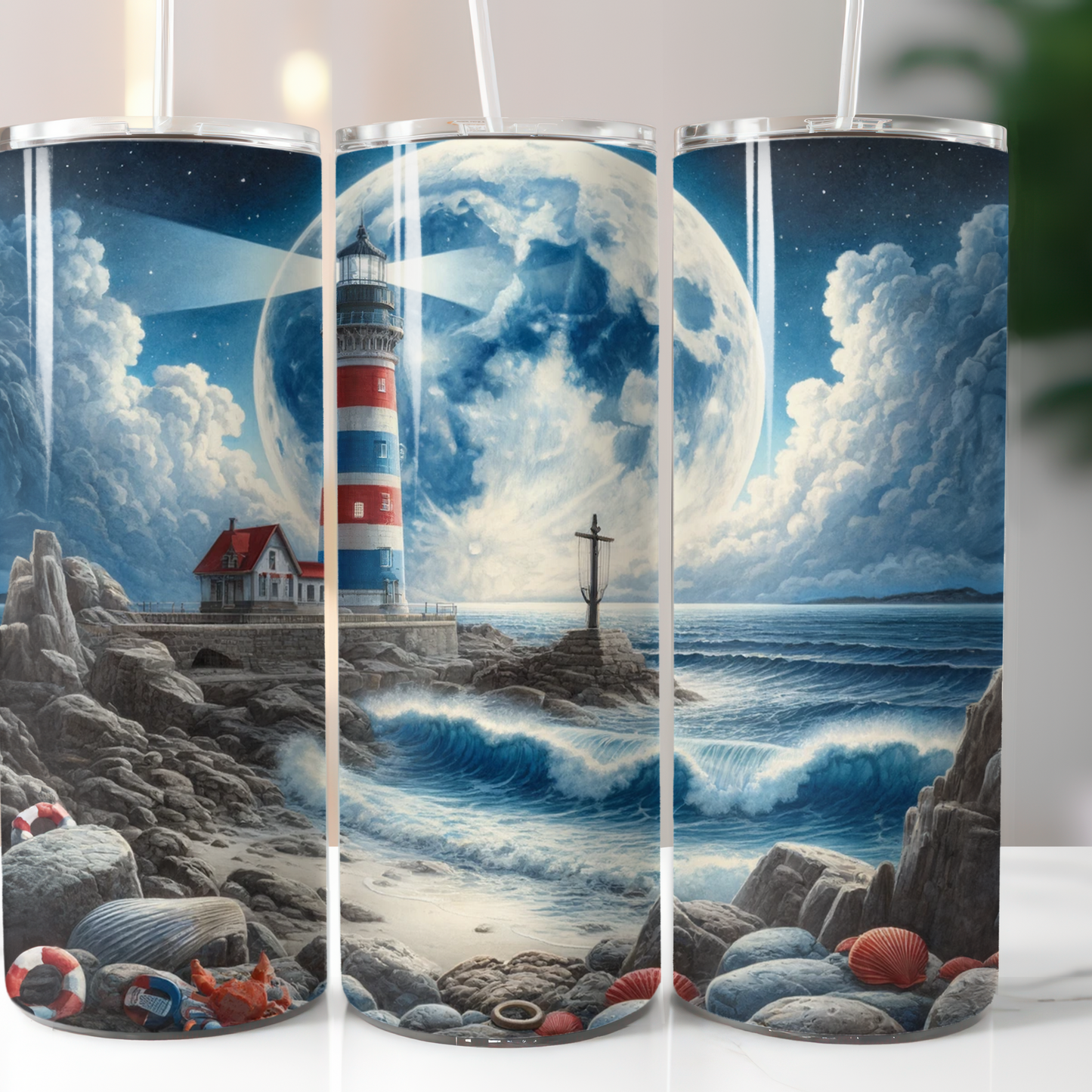 Lighthouse, Sublimation Transfer