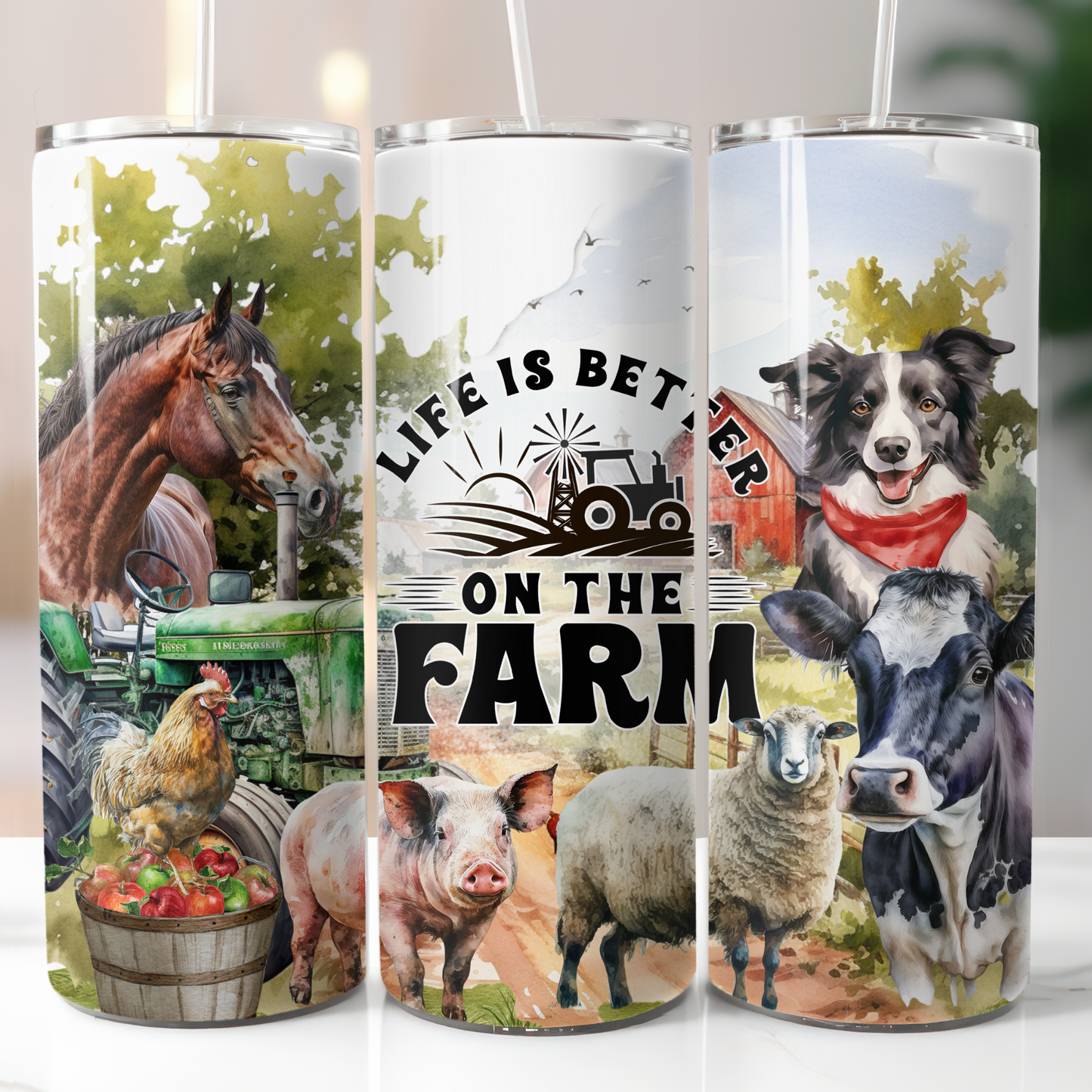 Life Is Better On The Farm, Sublimation Transfer