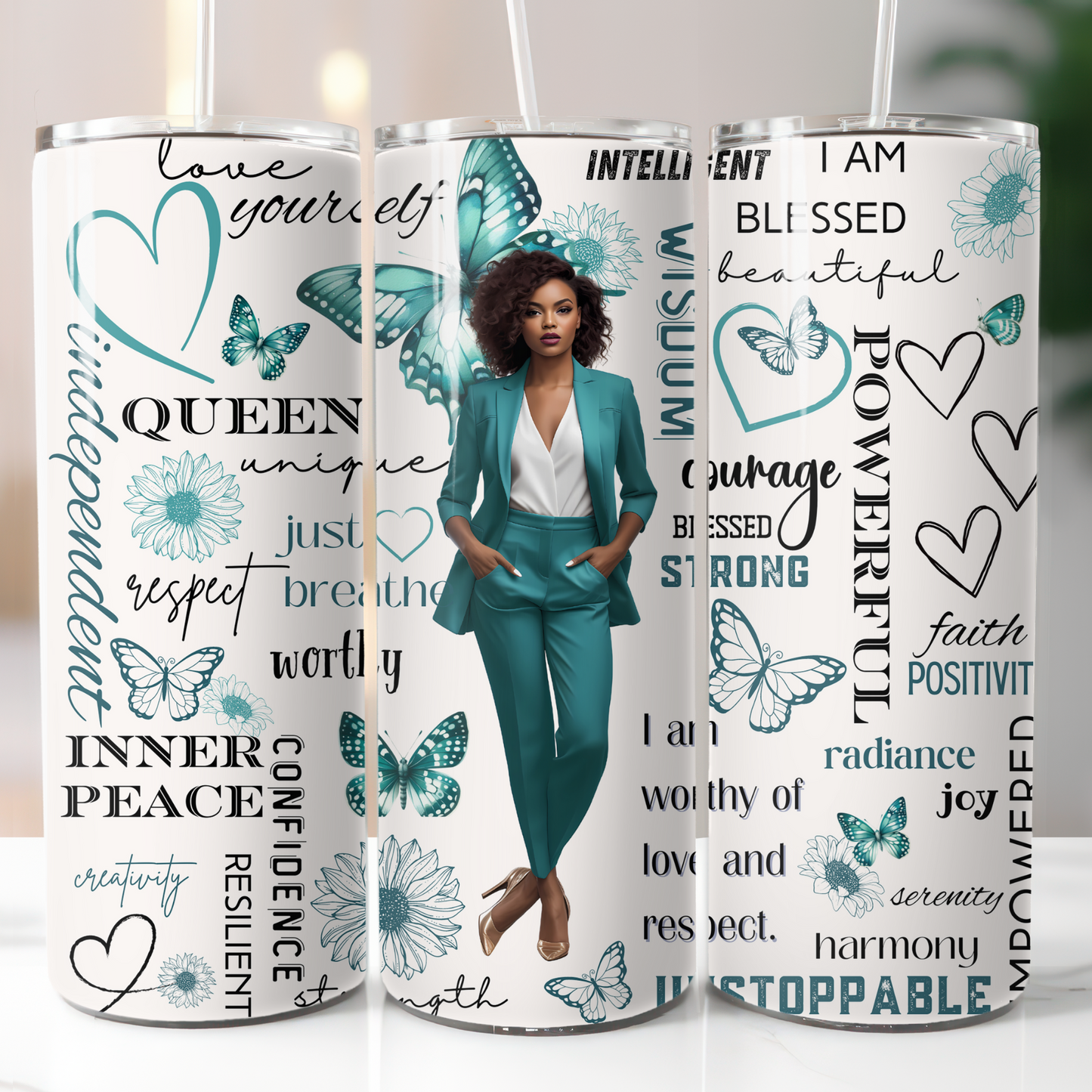 Black Woman Affirmations, Sublimation Prints