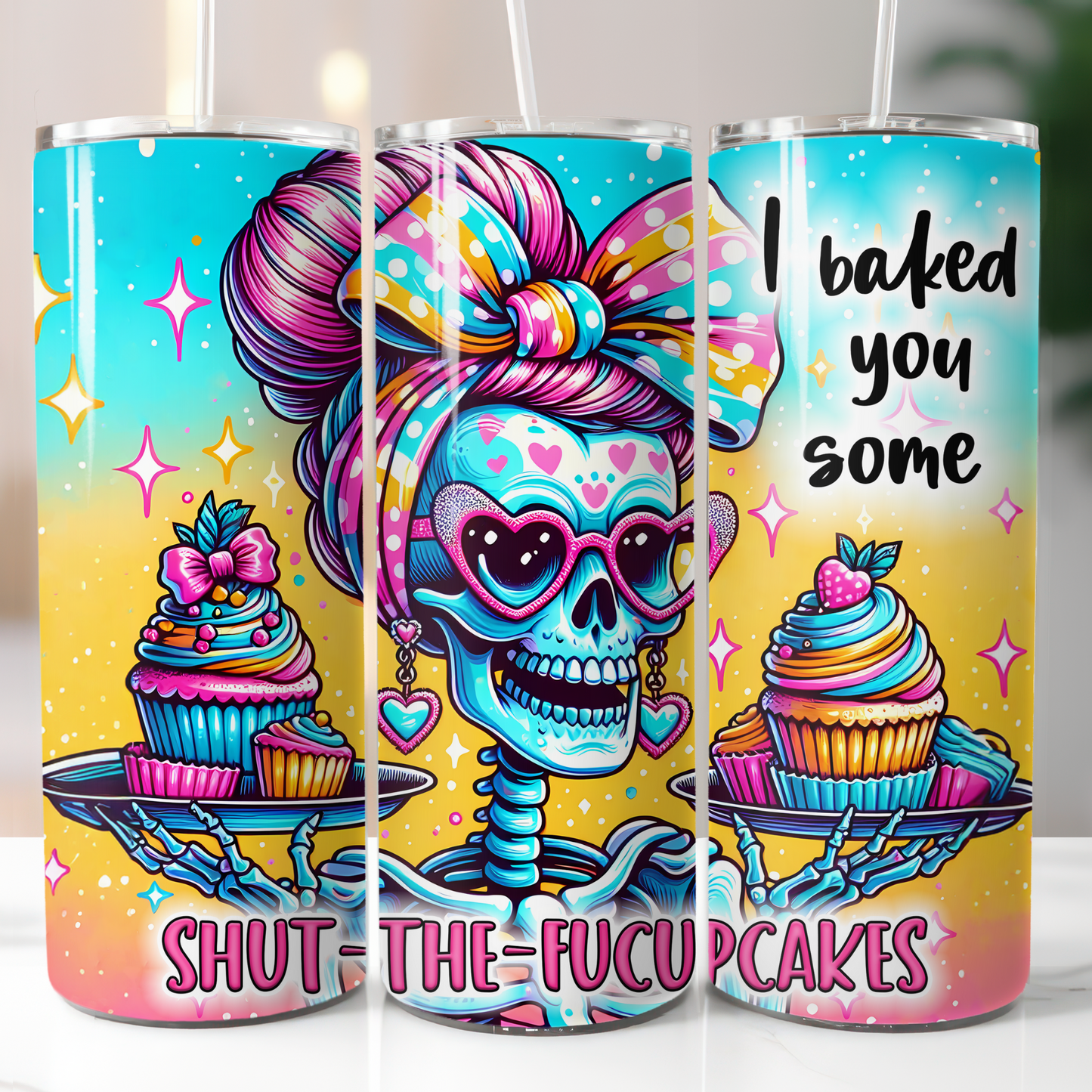 Shut the Fucupcakes, Sublimation Transfer