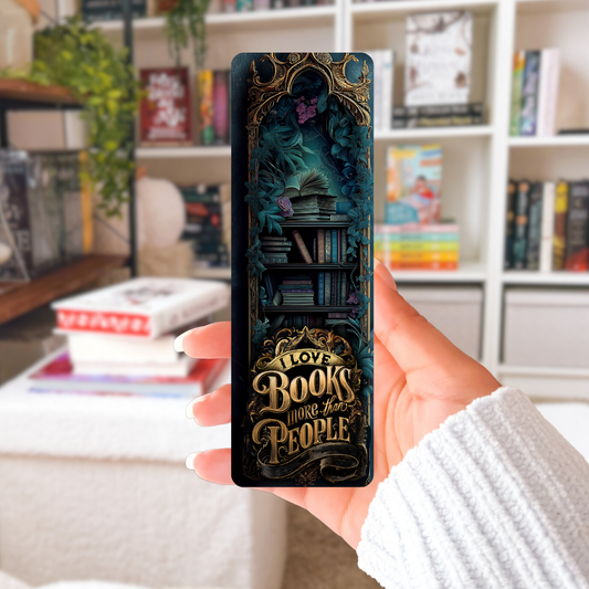 I Love Books More Than People Sublimation Transfers