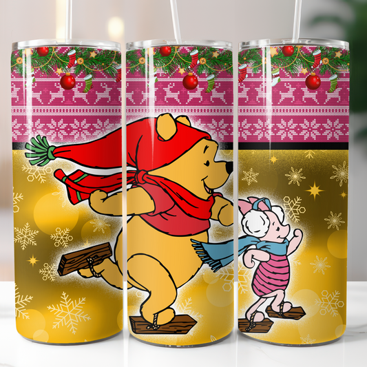 Disney Christmas, Sublimation, Ready to Print, Ready To Press, Print Out Transfer, 20 oz, Skinny Tumbler Transfer, NOT A DIGITAL