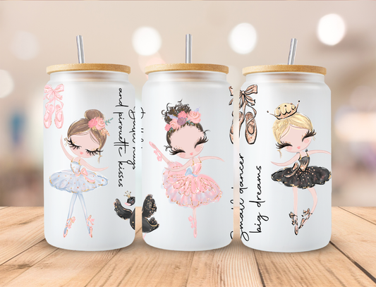 Ballerina Libbey Glass Transfer