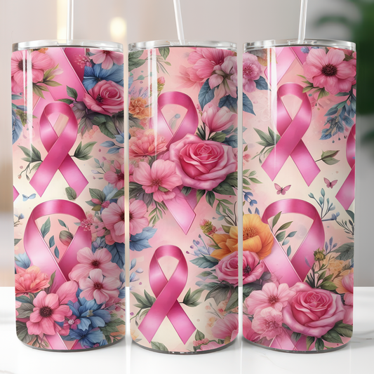 Breast Cancer Ribbons Sublimation Transfer