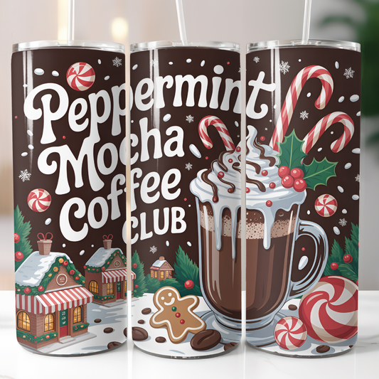 Peppermint Mocha Sublimation Transfers