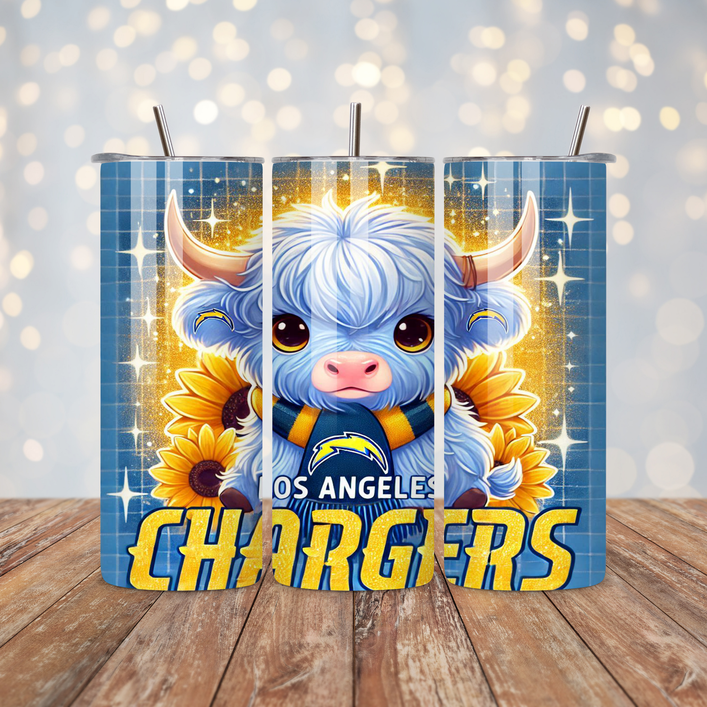 Football Highland Cow  Sublimation Transfer