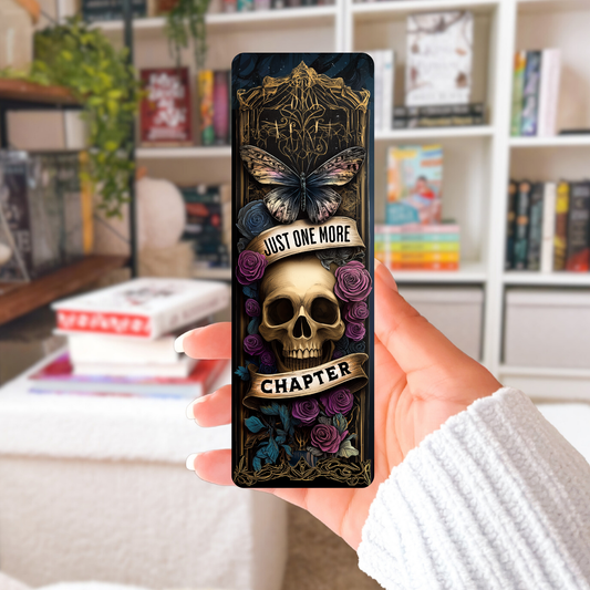 Just One More Chapter Skull Sublimation Transfers