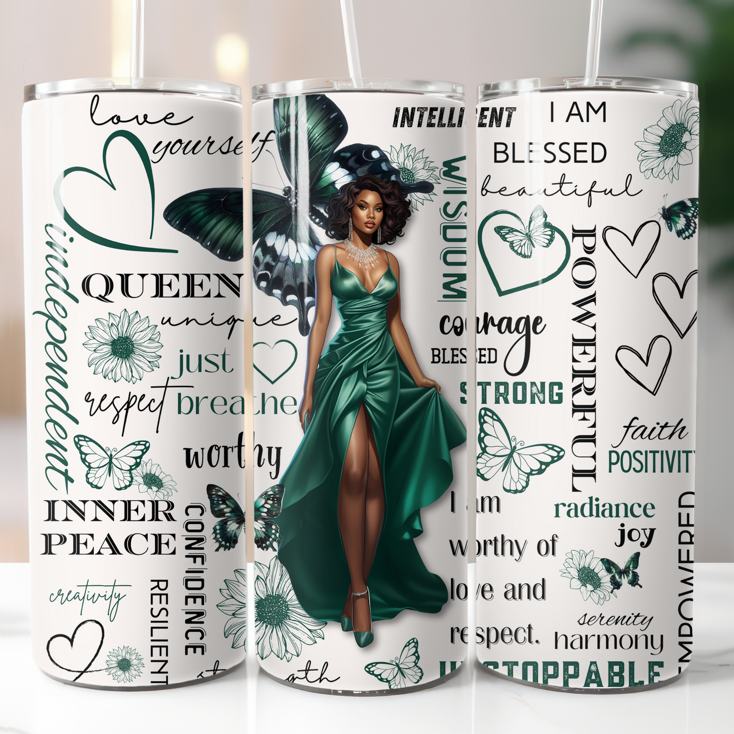 Black Woman Affirmations, Sublimation Prints