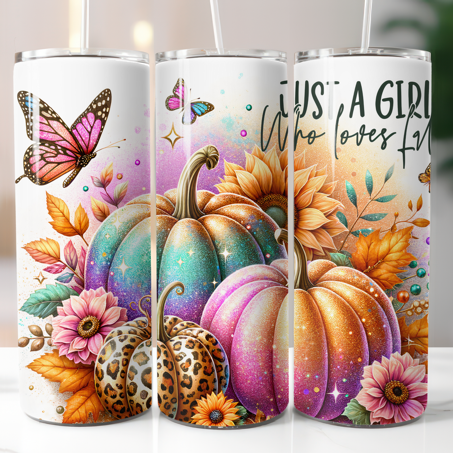 Just A Girl Who Loves Fall, Sublimation Prints