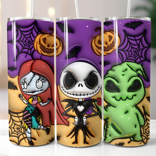 Nightmare Before Christmas, Sublimation, Ready to Print, Ready To Press, Print Out Transfer, 20 oz, Skinny Tumbler Transfer, NOT A DIGITAL