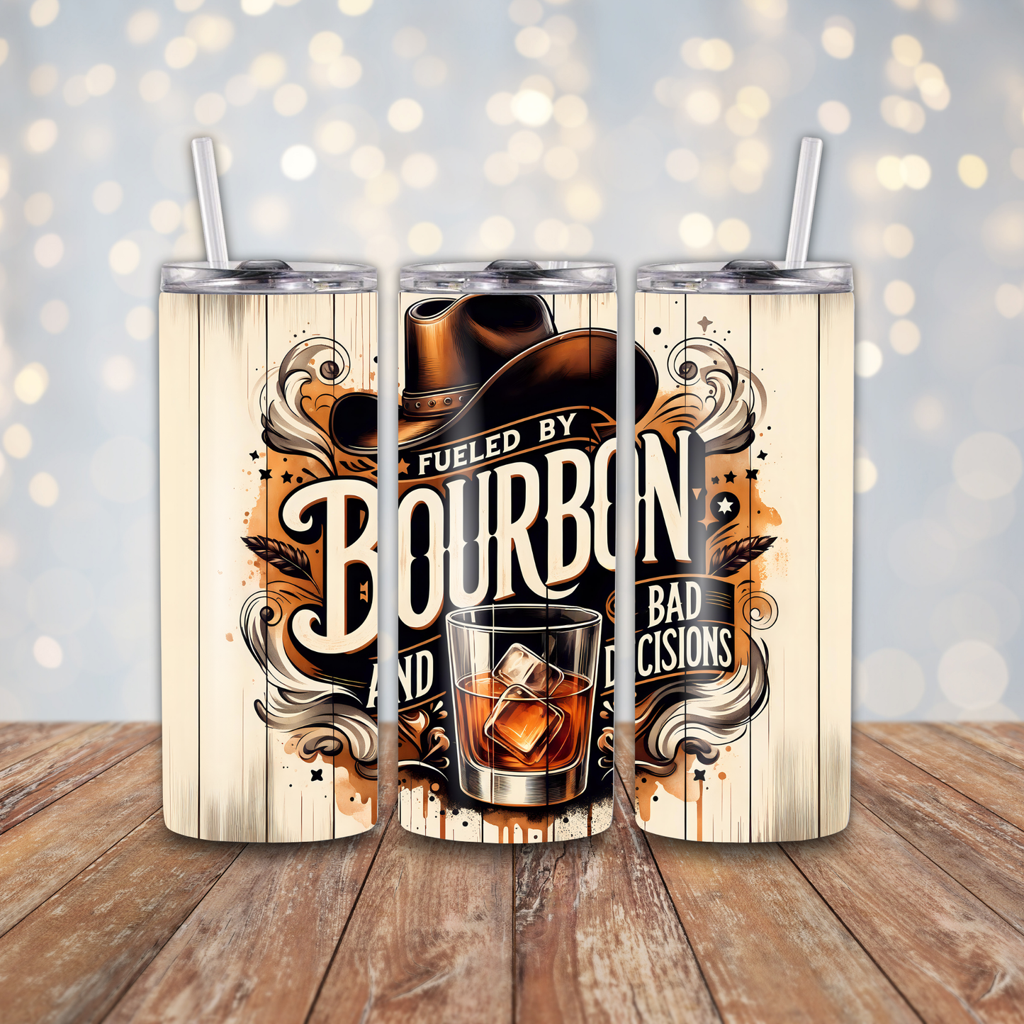 Fueled By Bourbon Sublimation Transfers