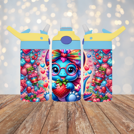 Baby Dinosaur Strawberry Sublimation Transfer