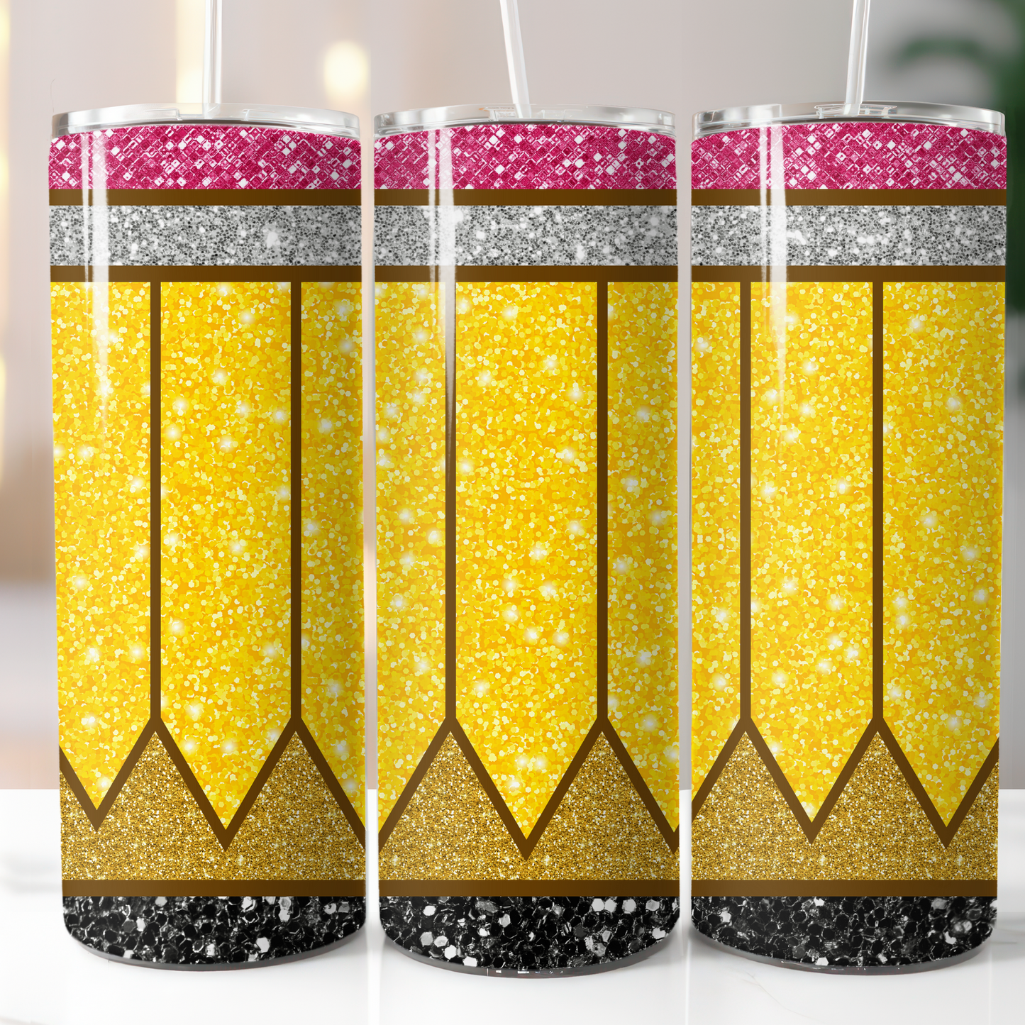 Glitter Pencil, Sublimation Transfer