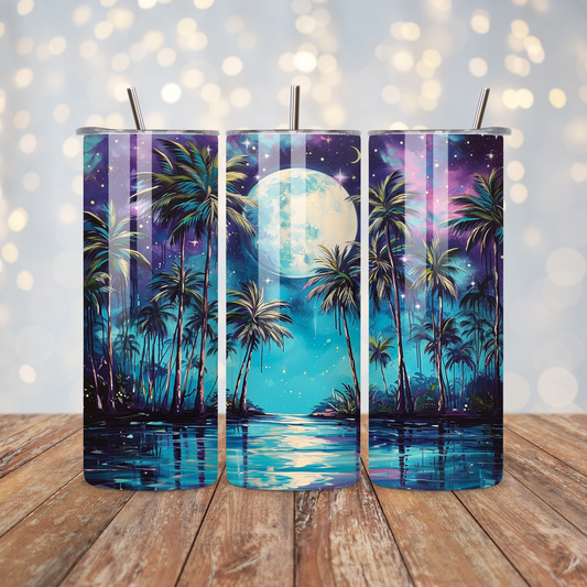 Beach at Nighttime Sublimation Transfer
