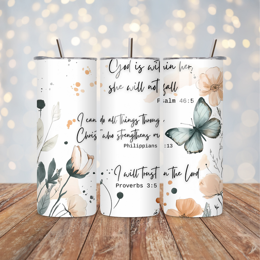 Prayer Butterfly Quotes Sublimation Transfer