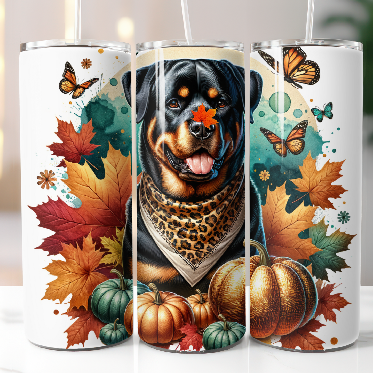 Fall Rottweiler, Sublimation Transfer