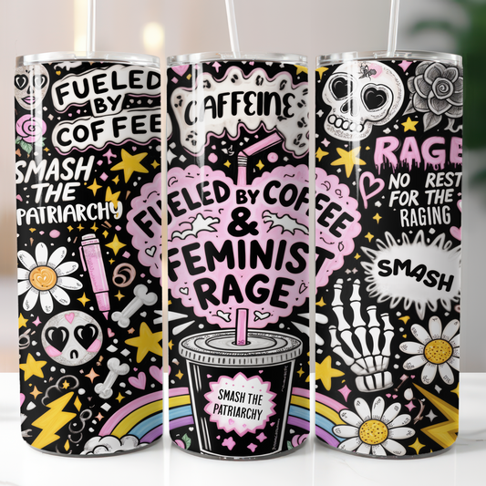 Feminist Rage Sublimation Transfer