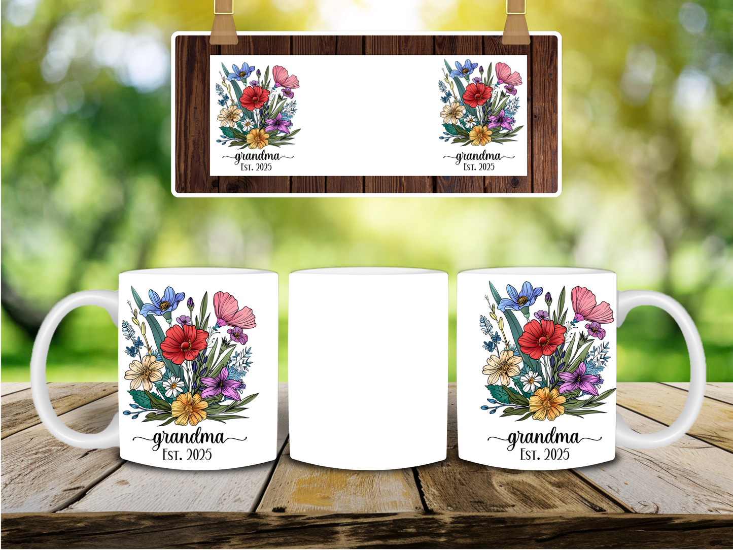 Personalized Mug Sublimation Transfers