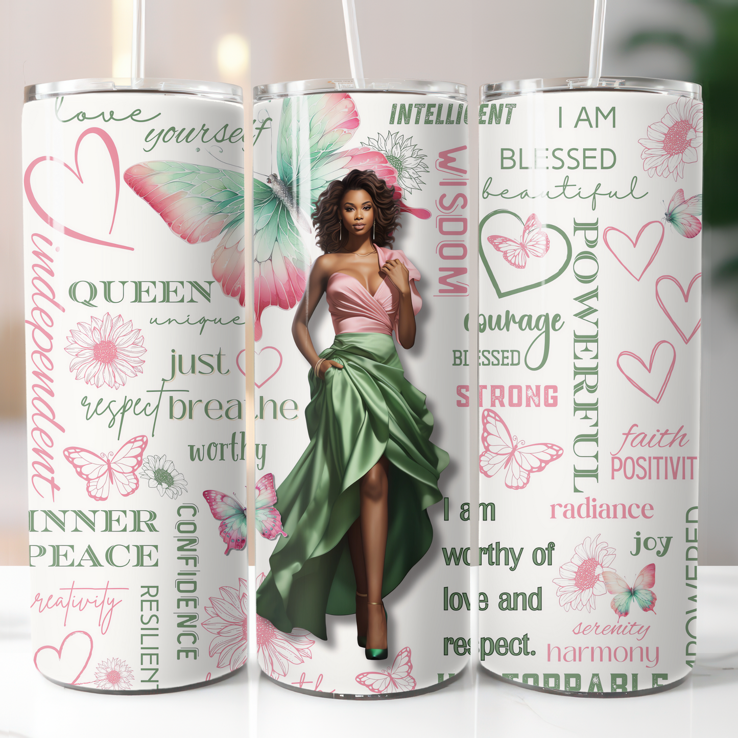 Black Woman Affirmations, Sublimation Prints