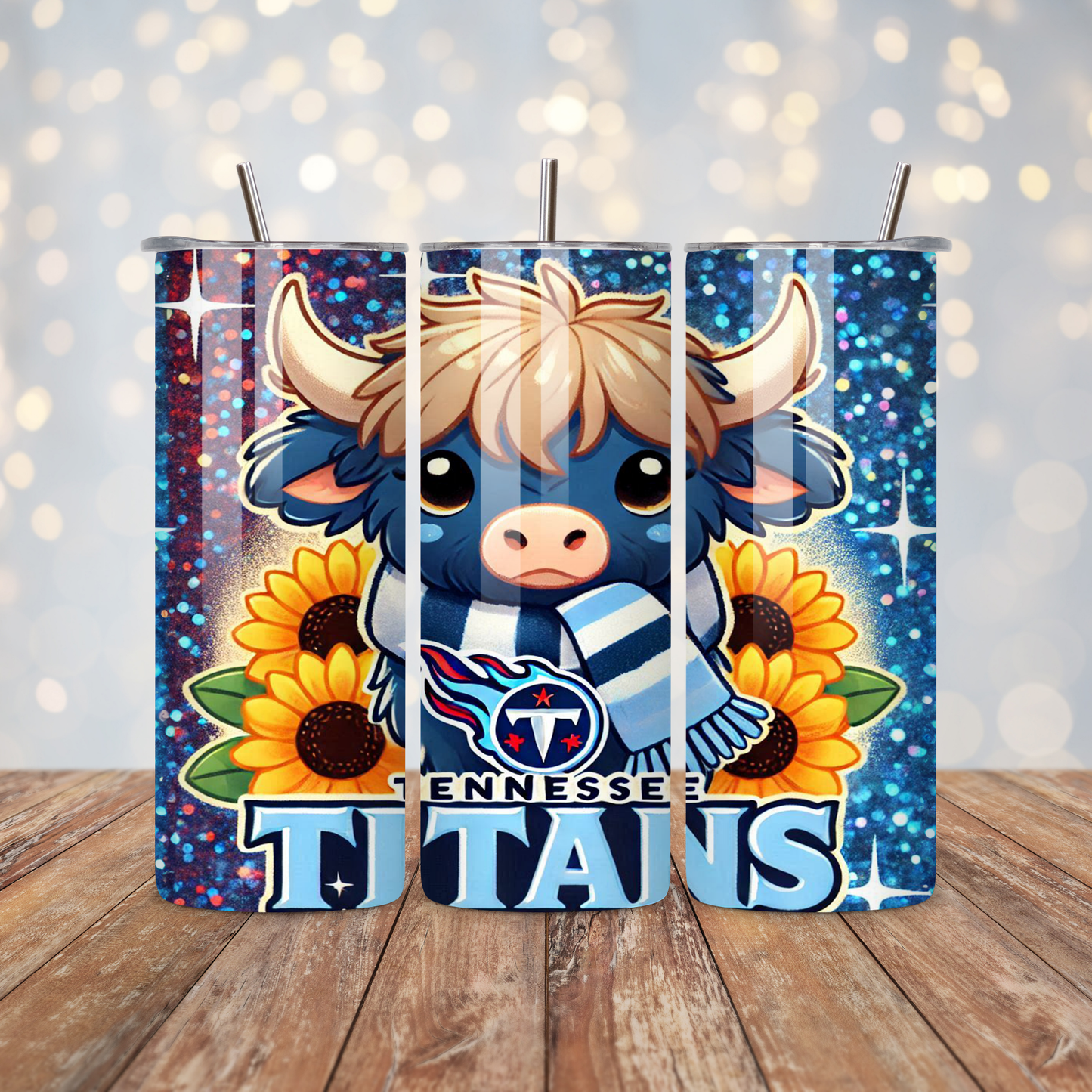 Football Highland Cow  Sublimation Transfer