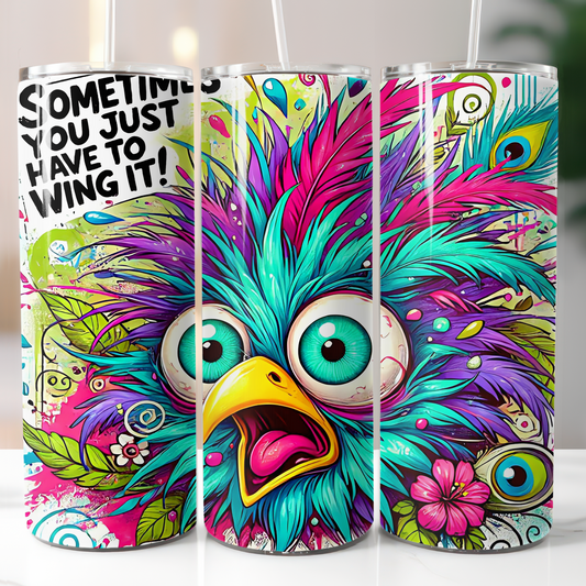 Sometimes You Just Have to Wing It Sublimation Transfers
