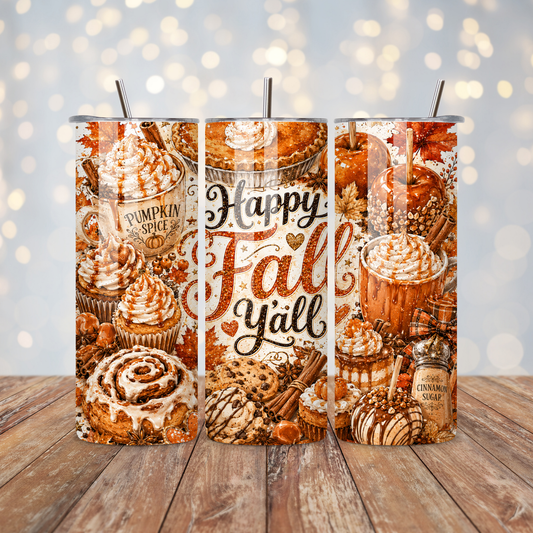 Happy Fall Yall Sublimation Transfer