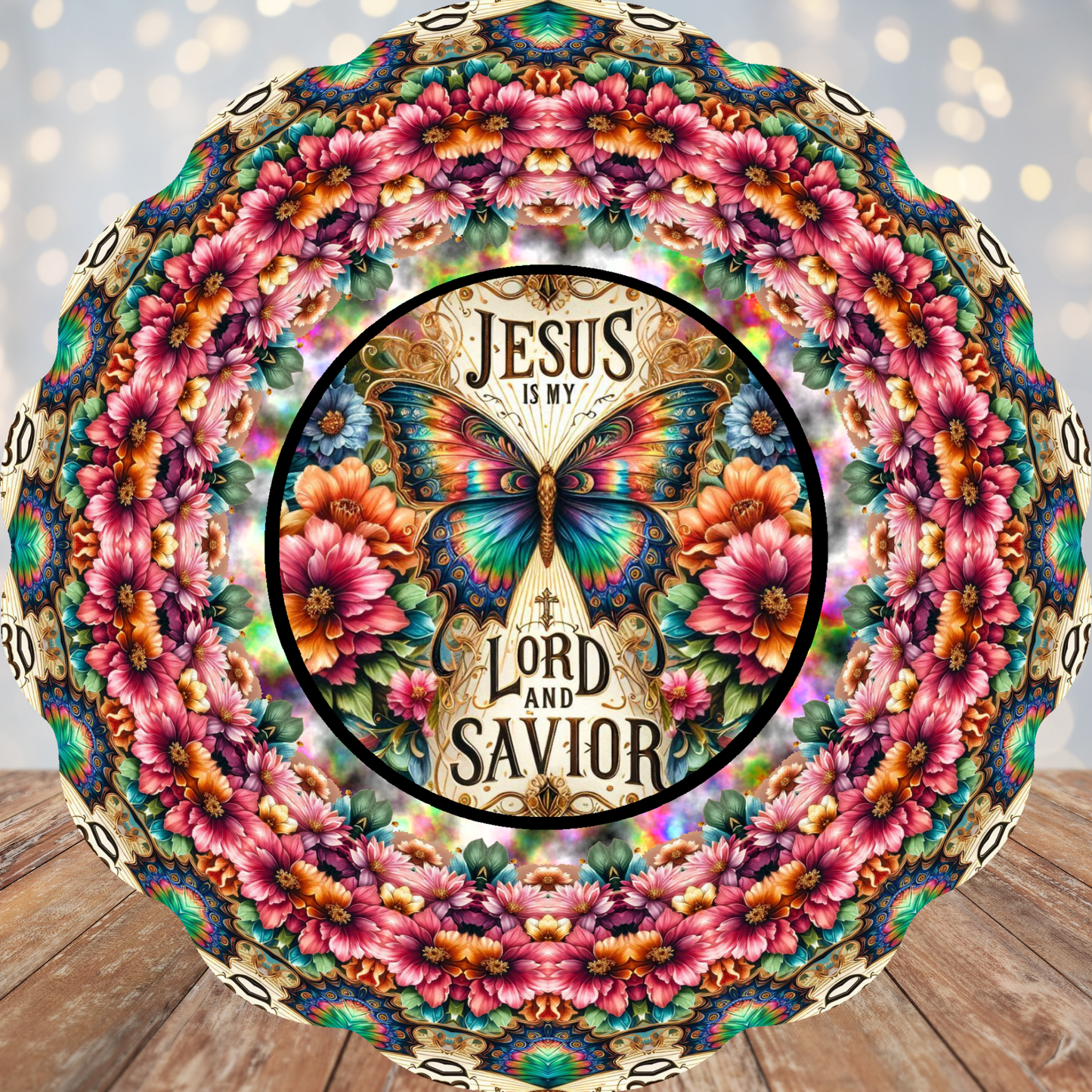 Jesus is My Lord and Savior Wind Spinner