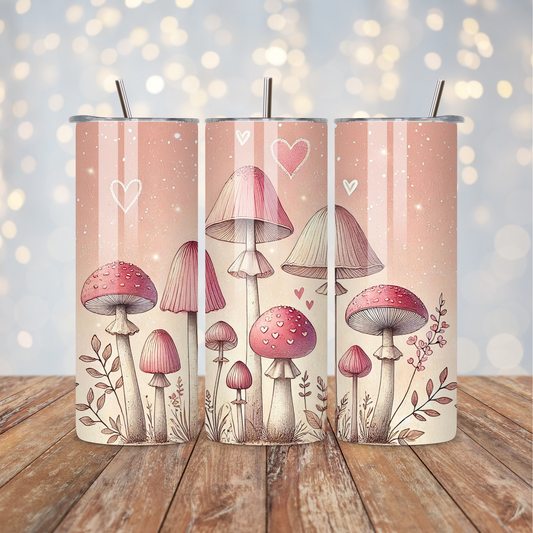 Mushrooms Valentine's Day Sublimation Transfer