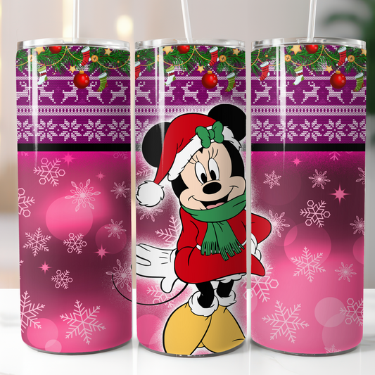 Disney Christmas, Sublimation, Ready to Print, Ready To Press, Print Out Transfer, 20 oz, Skinny Tumbler Transfer, NOT A DIGITAL