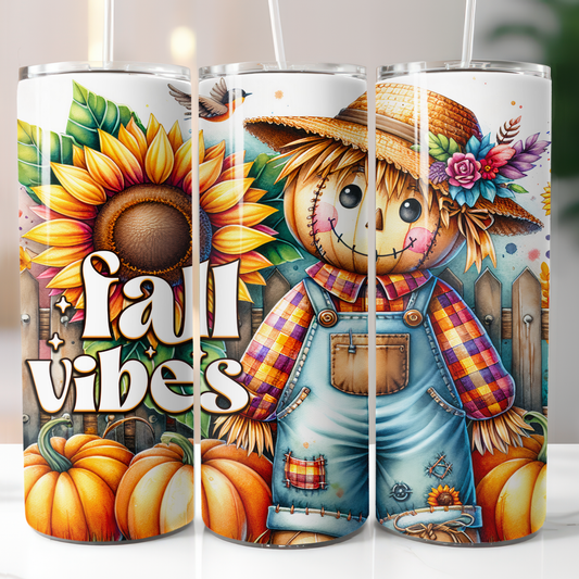 Fall Vibes Scarecrow, Sublimation Prints