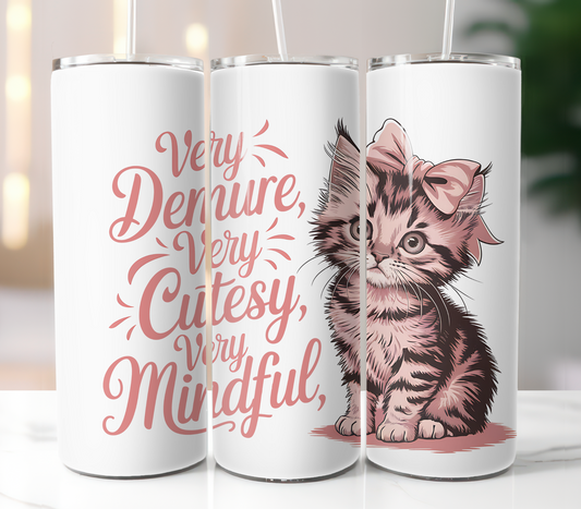 Very Demure Kitten Sublimation Transfer