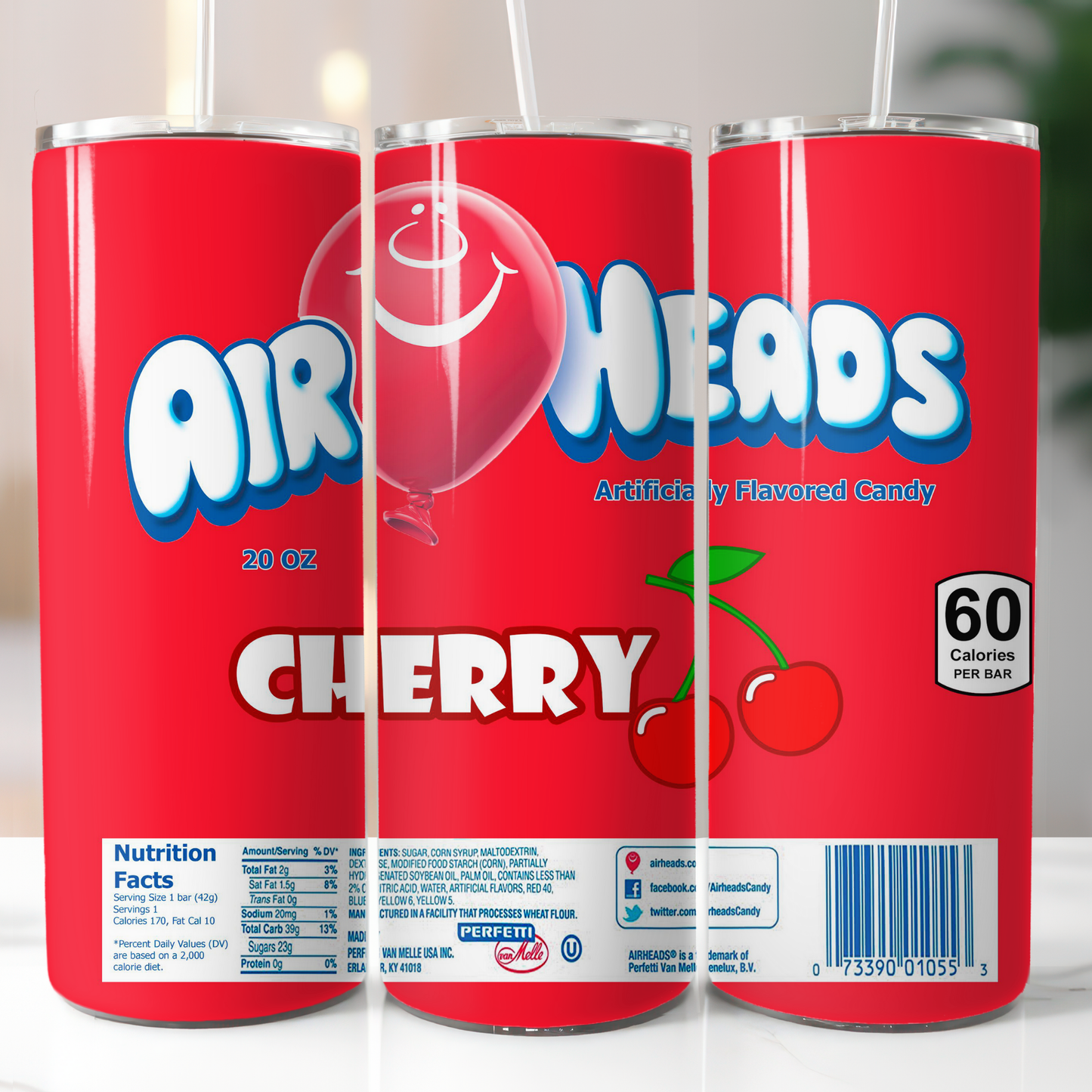 Airheads Cherry, Sublimation Transfer