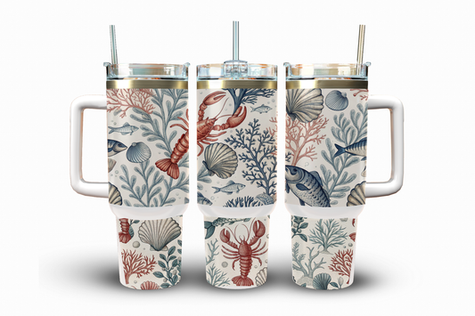 Nautical Sublimation Transfer, 40 oz.