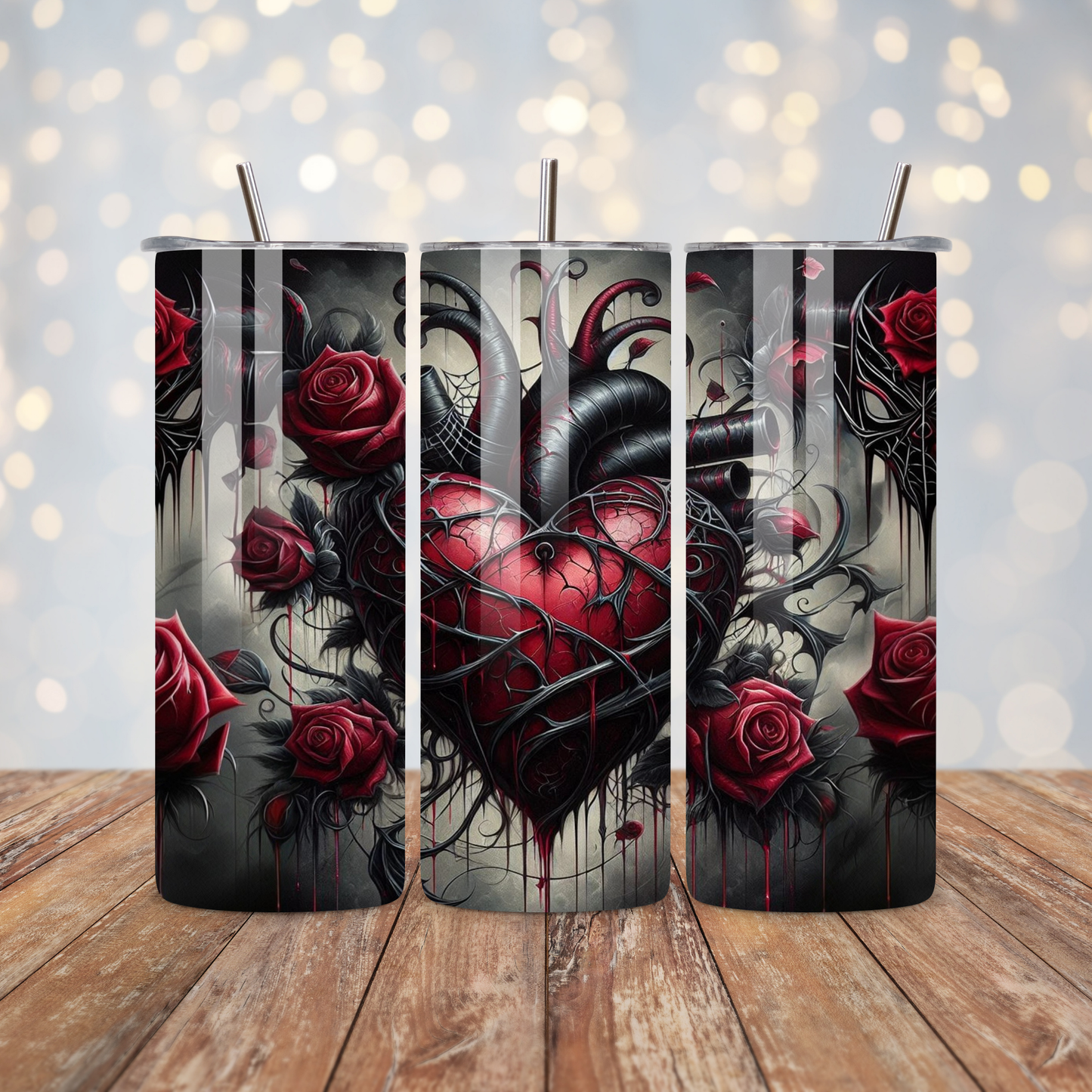Gothic Heart Sublimation Transfer