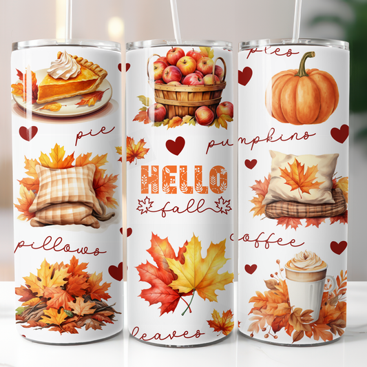 Hello Fall, Sublimation Prints