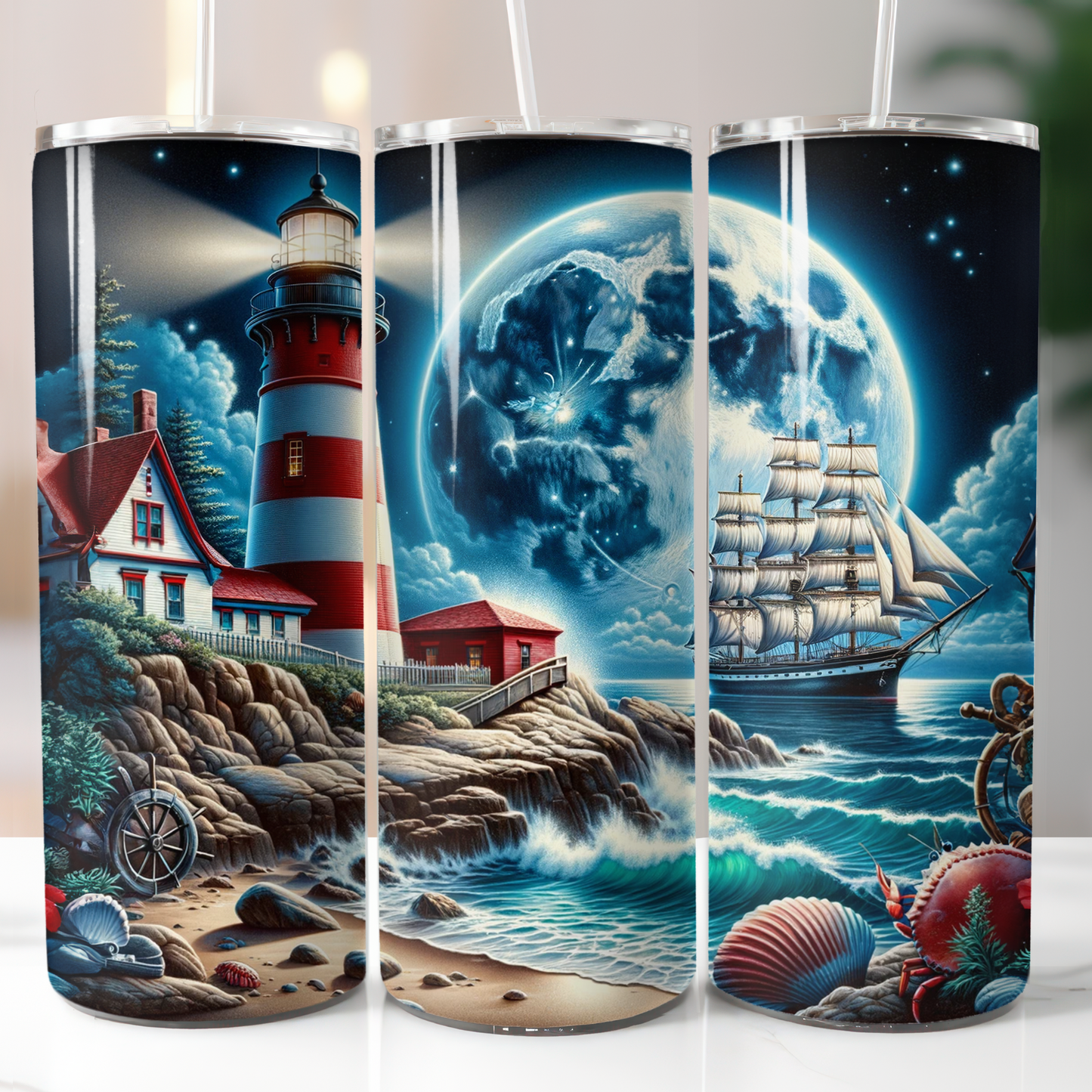 Lighthouse, Sublimation Transfer